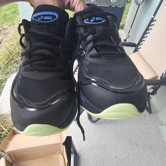 Size 10.5 - Asics Gel Quantum 360 VIII - Black Blue Project with Neon main image 4
